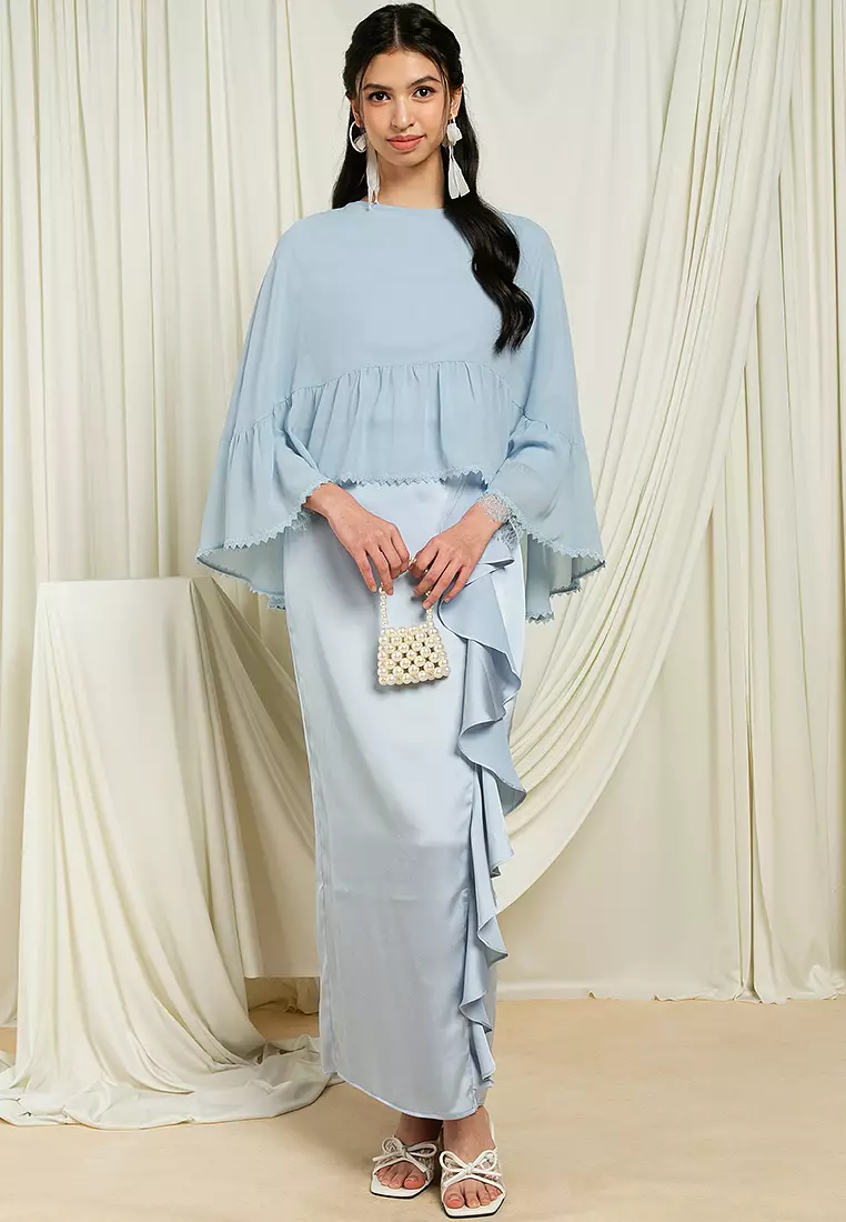 Zarina Ruffles Kurung Set