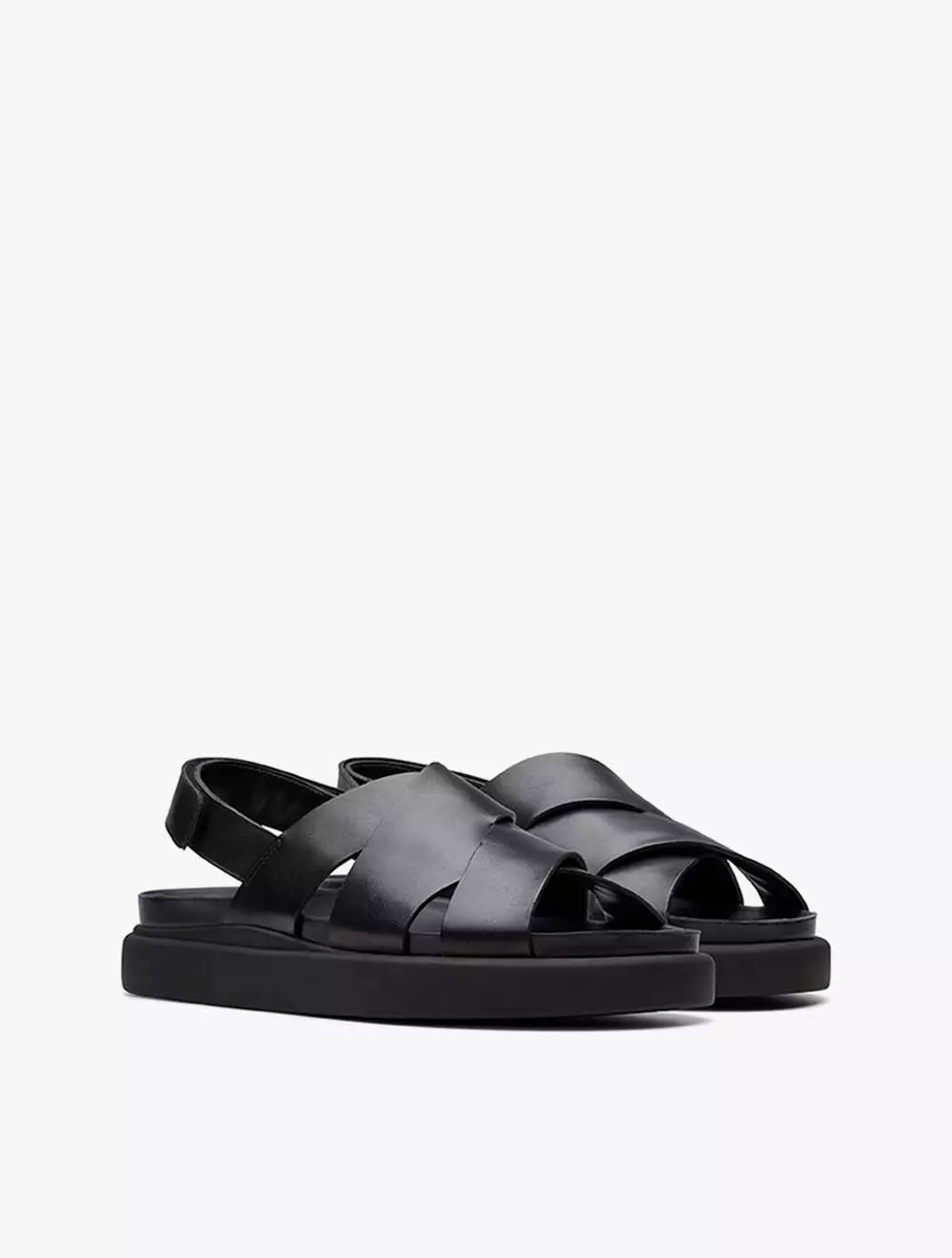 Clarks Aristella Sun Black Leather