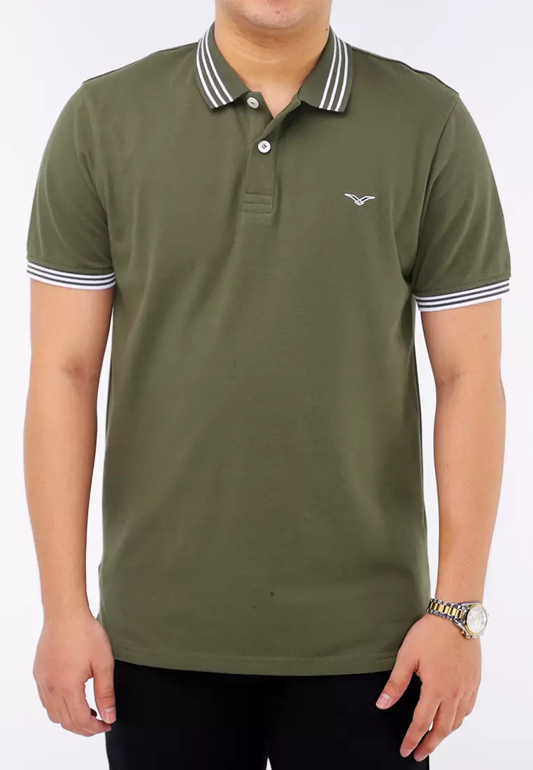 Cvc Collared Shirt Pique