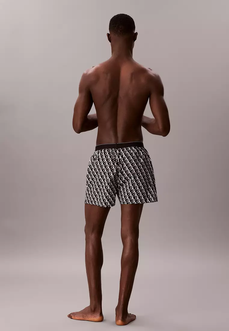 Cotton Monogram Slim Boxers - Calvin Klein Underwear