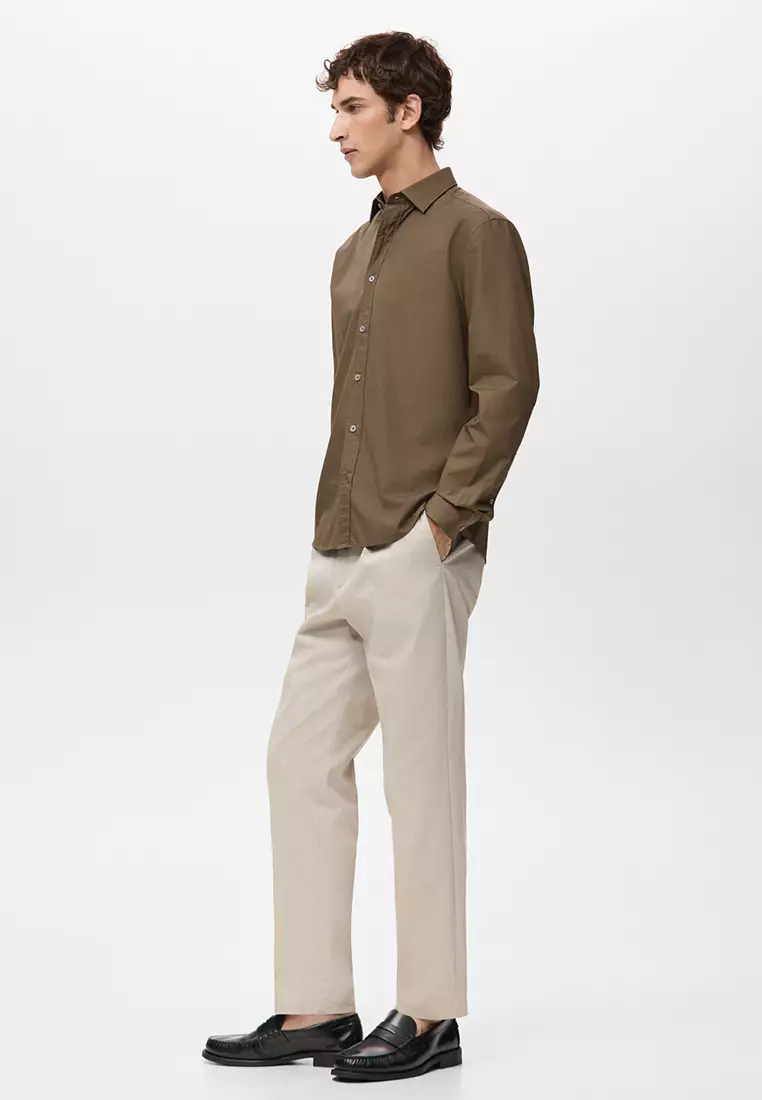 Regular-Fit 100% Cotton Shirt