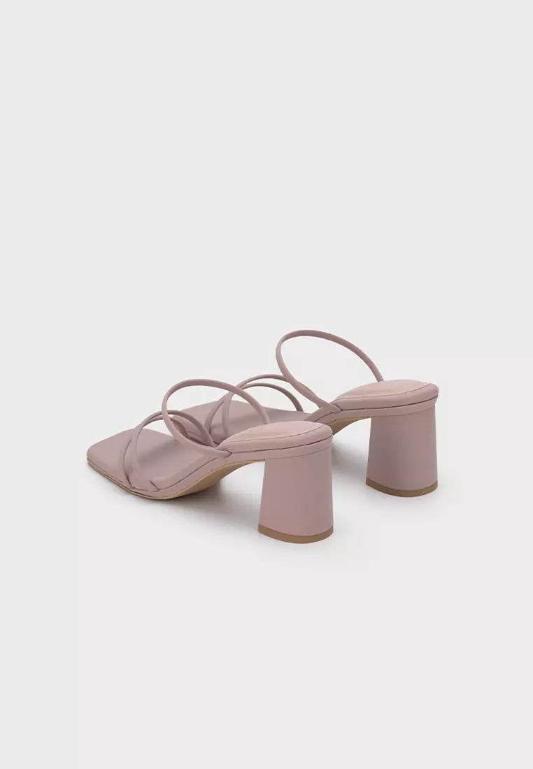 CLOUDFOAM STRAPPY BLOCK HEEL SLIDE