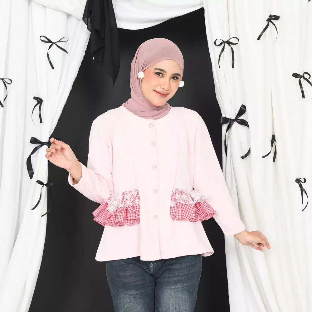 Canna Ruffle Tops - Soft Pink M19969 R21S5