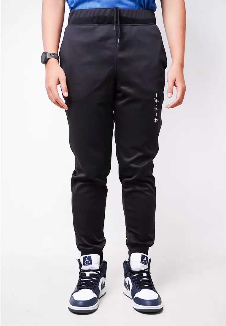 MC031 celana jogger pria anti air kasual korea keren katakana hitam