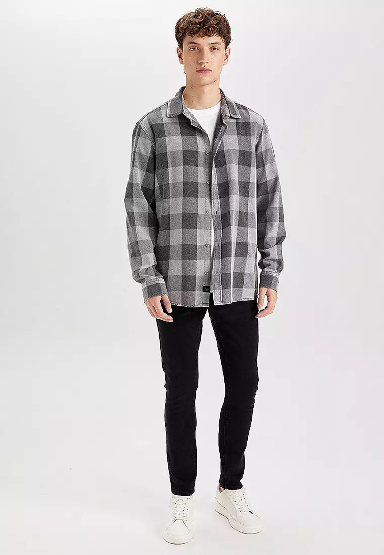 Cotton Checkered Shirt