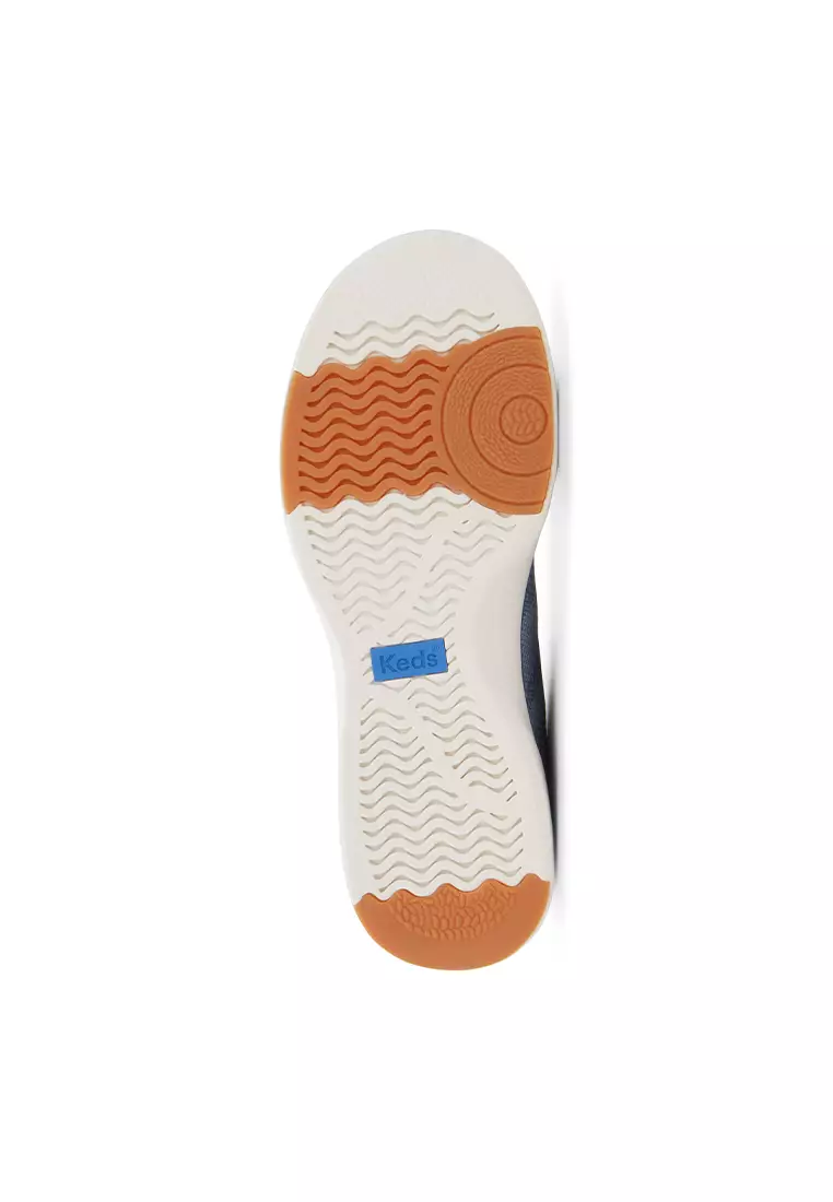 Women's Blisswalk Lace Engineered Knit Sneaker Denim/Cognac (WF68542-BLISLC5460)