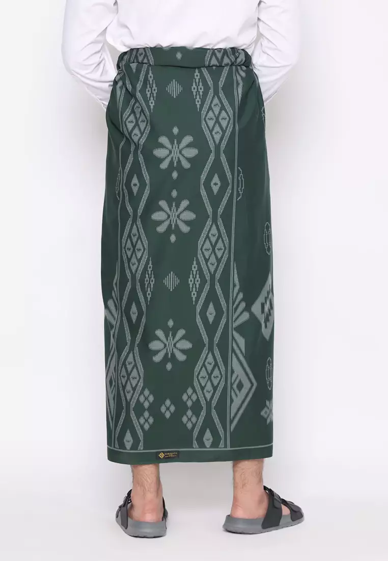 Hadinata Batik Sarung Hisyam Hijau