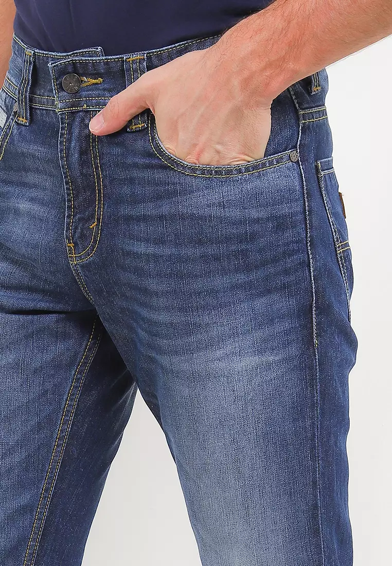 Slim Fit Denim Pants CFL086C1