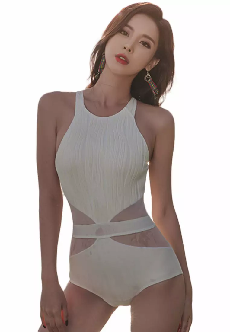 Buy Sunnydaysweety Sexy Small Chest Push Up Slim One Piece Swimsuit  A22031720W 2024 Online