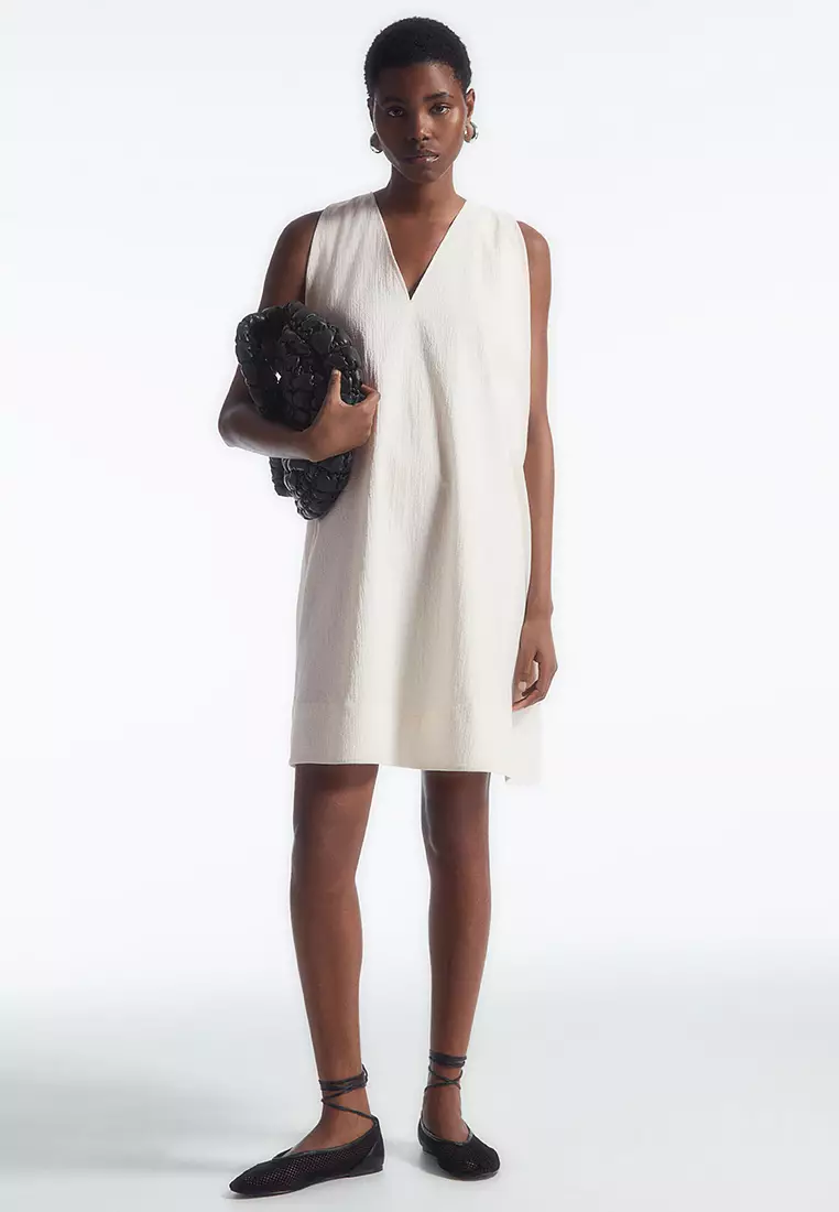 A-Line Sleeveless Mini Dress