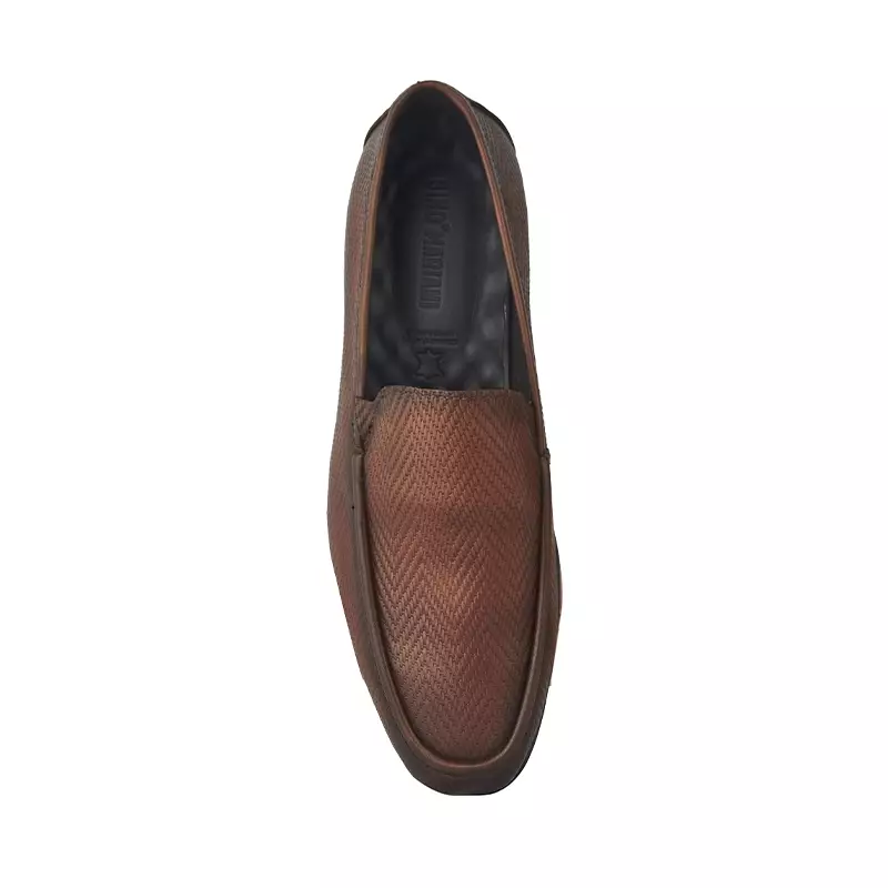 Sepatu Pria Casual Loafer Moccasin Gino Mariani Almer Brown