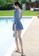 YG Fitness blue Elegant mesh-paneled swimsuit 49329US0FB231EGS_5