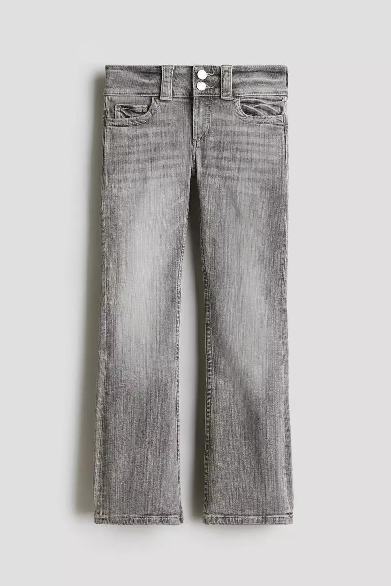 Bootcut Leg Low Jeans
