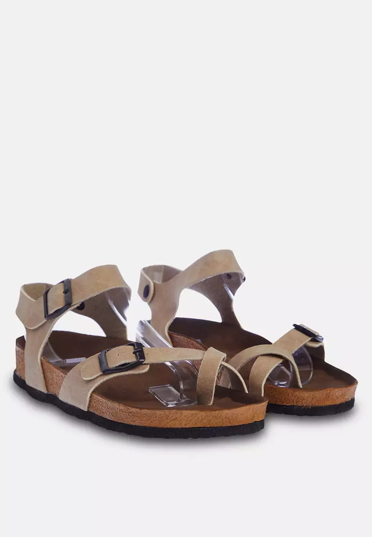 Toe Strap Flat Sandals