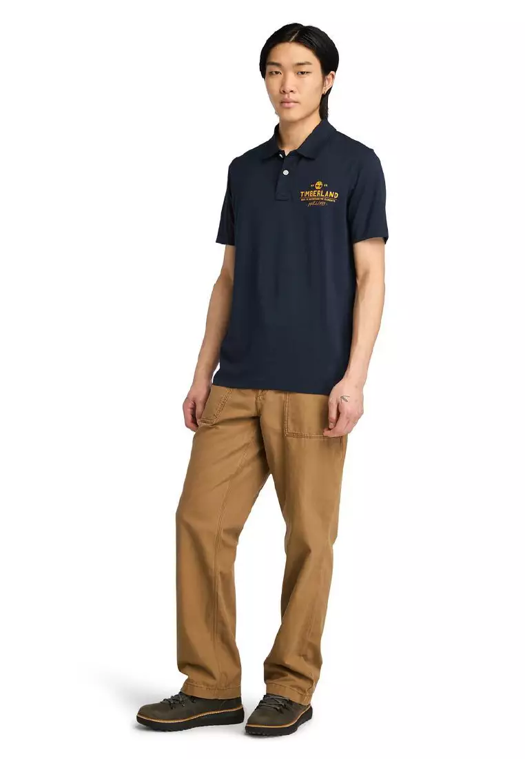 Men's Work Graphic Jersey Polo