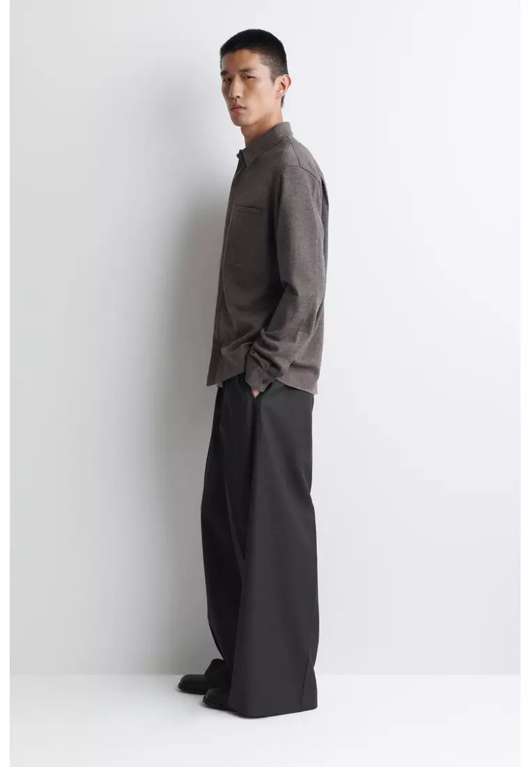RELAXED JERSEY OVERSHIRT