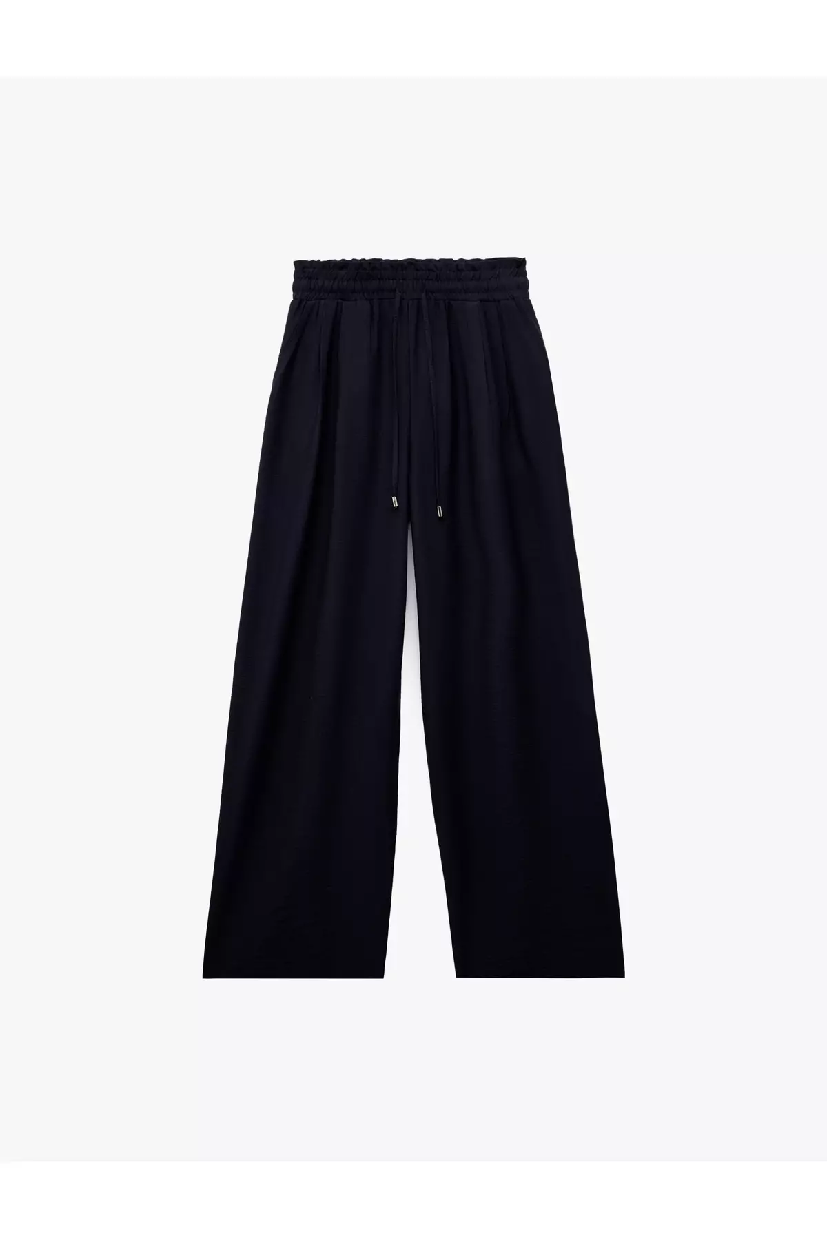 Regular Fit Viscose Wide Leg Palazzo Trousers