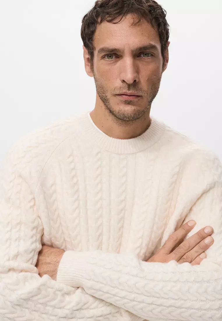 Braided Knitted Sweater