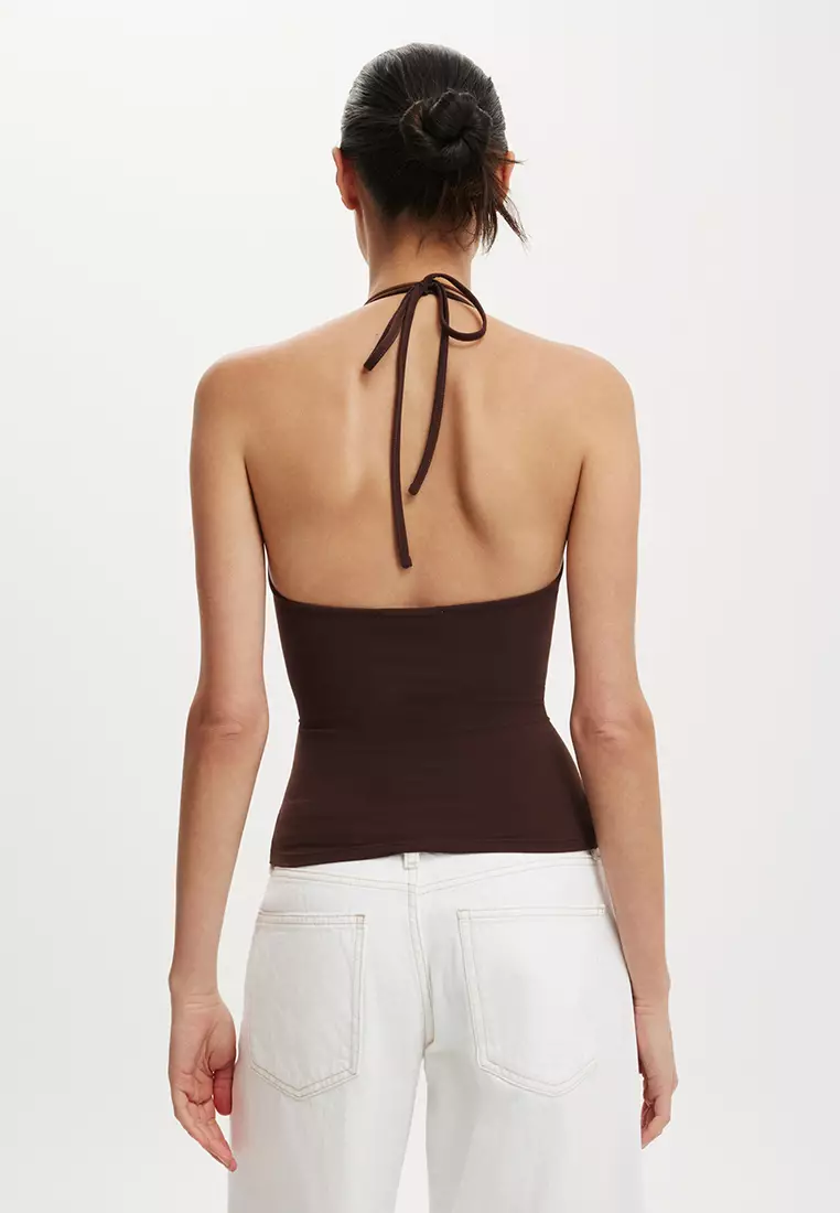 Hold Me Tie Halter Top