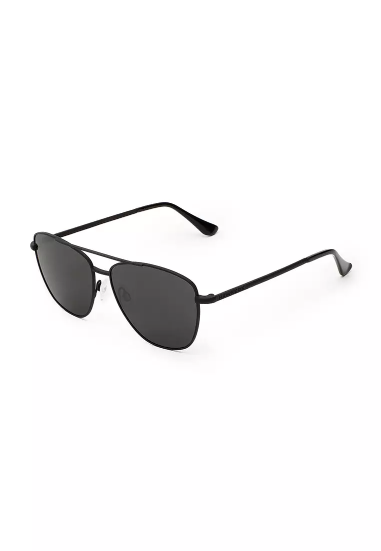HAWKERS Black Dark LAX Sunglasses for Men and Women, Unisex UV400 Protection Official Product Designed in Spain