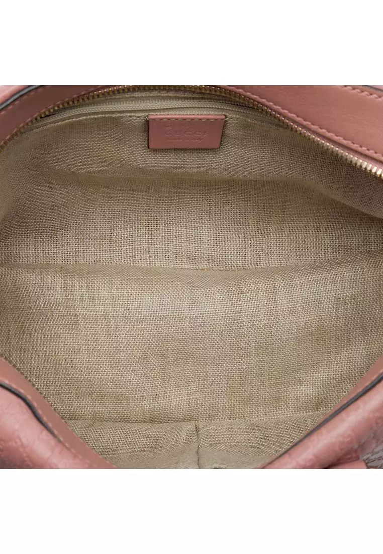 Pre-Loved Gucci Small Microguccissima Satchel