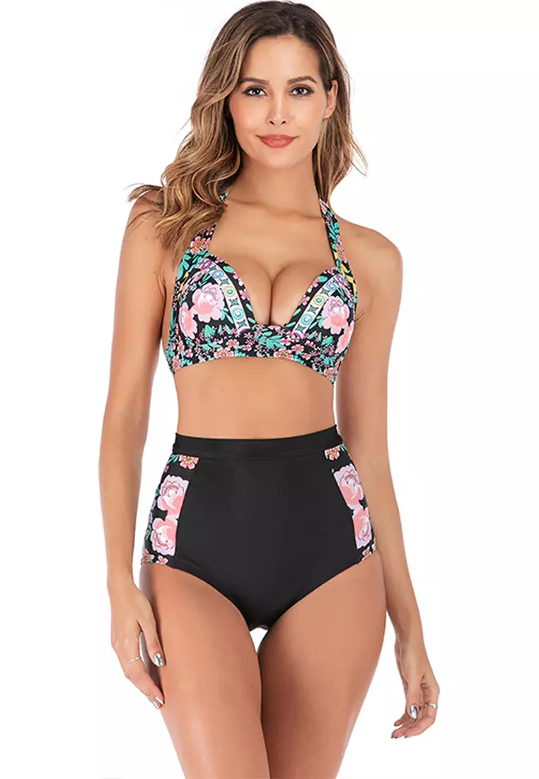 Buy Its Me (2PCS) Sexy High Waist Bikini Swimsuit Online | ZALORA Malaysia