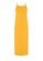ZALORA BASICS yellow Basic Curved Hem Cami Dress 27AA9AA29C5BDDGS_5
