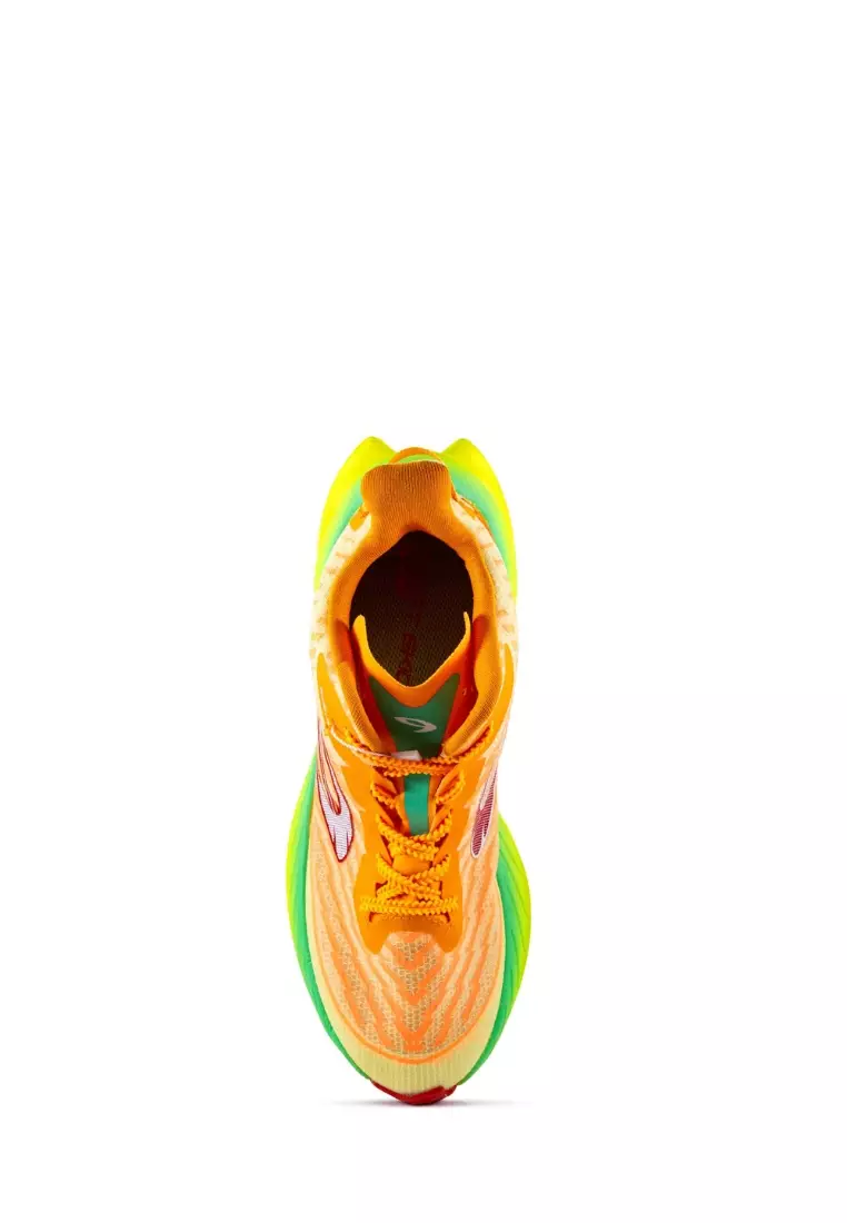 910 Nineten Geist Ekiden Pro Sepatu Lari - Orange/Hijau-Mint/Hijau-Neon