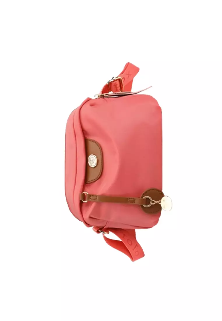 Tas Selempang Sling Bag Wanita Shoulder Bag Wanita BAEOS ORIGINAL - Brick Pink