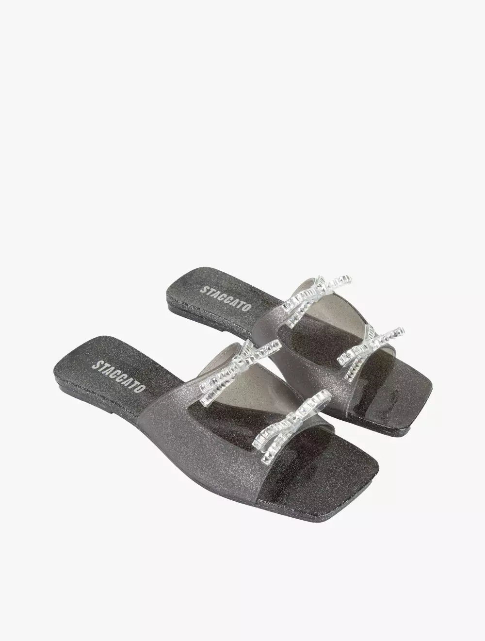 Staccato CT003-005 Women's Flat Sandals - Black