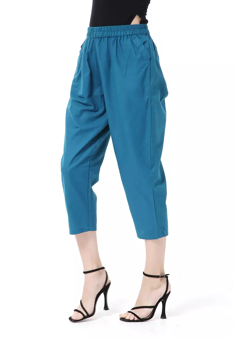 Stella Long Pants Celana Kulot Wanita Korean Style Material Linen ORIGINAL - Tosca