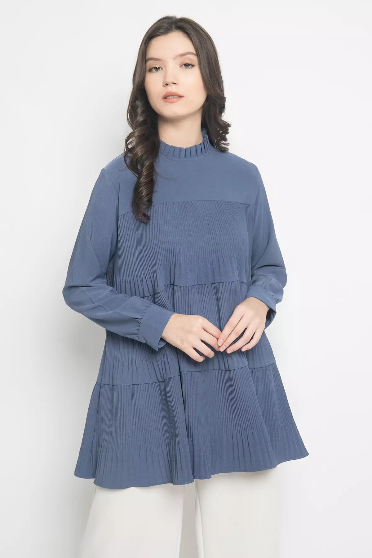 Cassie Blouse - Bluestone