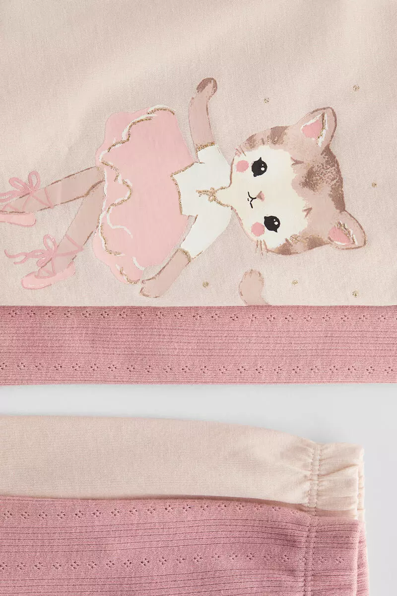 2-pack flutter-sleeve pyjamas