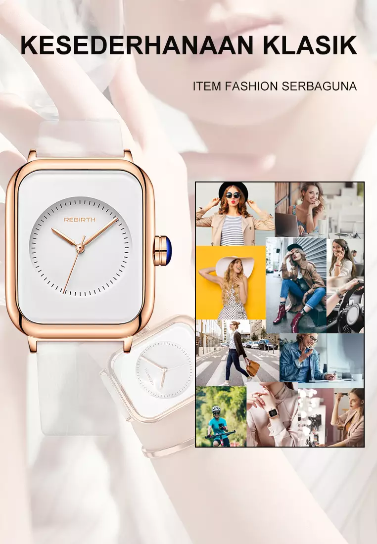 jam tangan wanita top brand luxury wanita leather band quartz jam tangan populer anti air