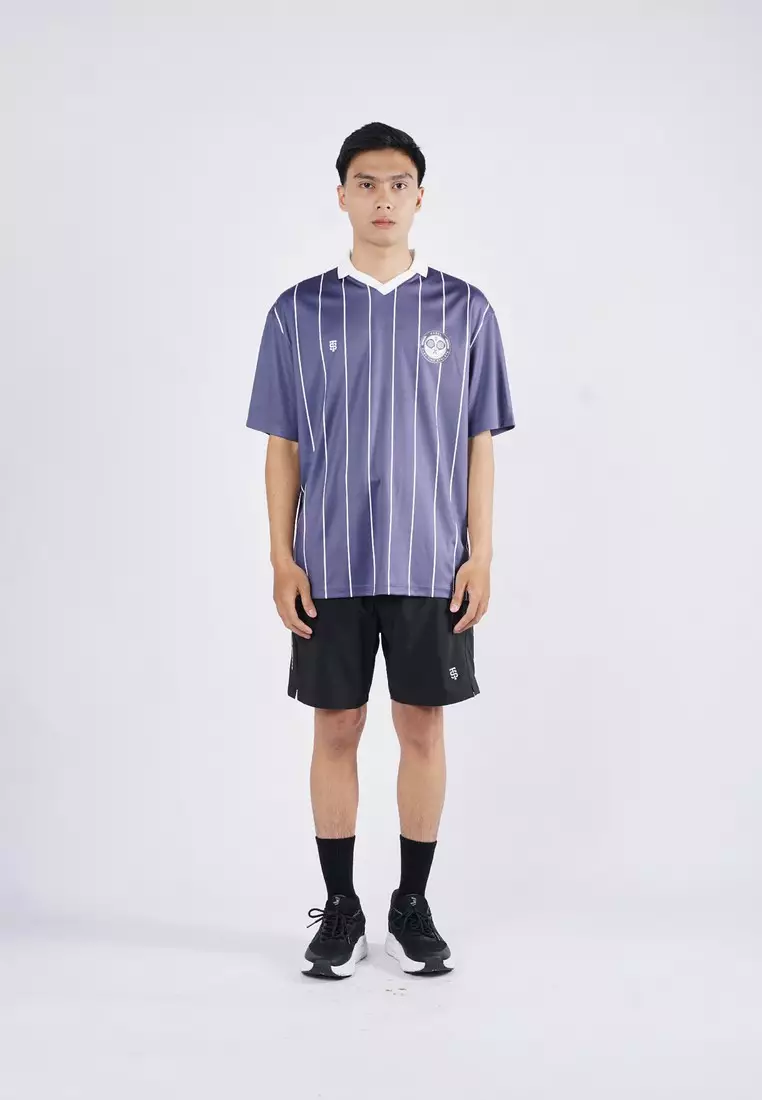 3Second Men's Collar T-Shirt Short Sleeve Relaxed Fit Polyester Sporty Dink C230925