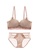 ZITIQUE brown Women's Cute Nylon Lace Lingerie Set (Bra and Underwear) - Brown F8BF3US0A7C0D5GS_1