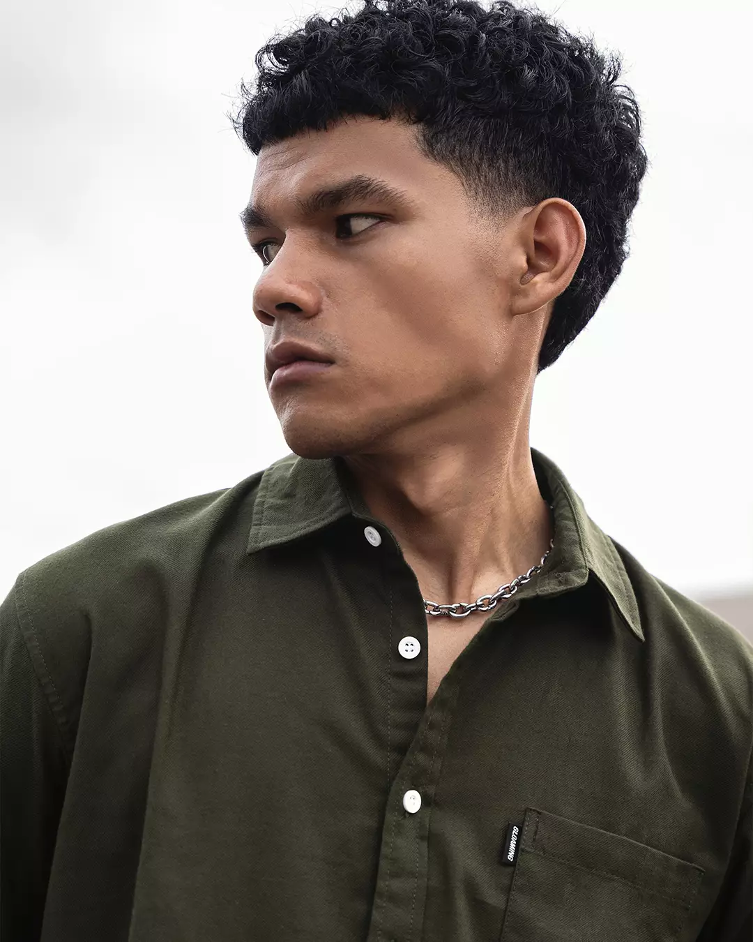 Gloaming Kemeja Fit Lebar Premium Breathable & Stylish Green