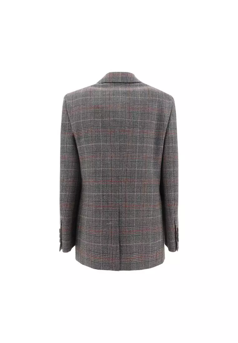 0401~CC COLLECTION RIGHT prince of Wales virgin wool drop 6R suit main image 0