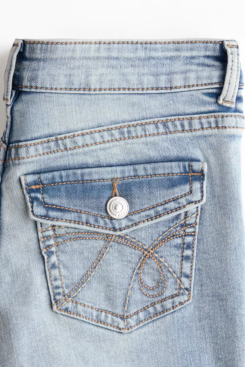 Flared Low Waist Jeans