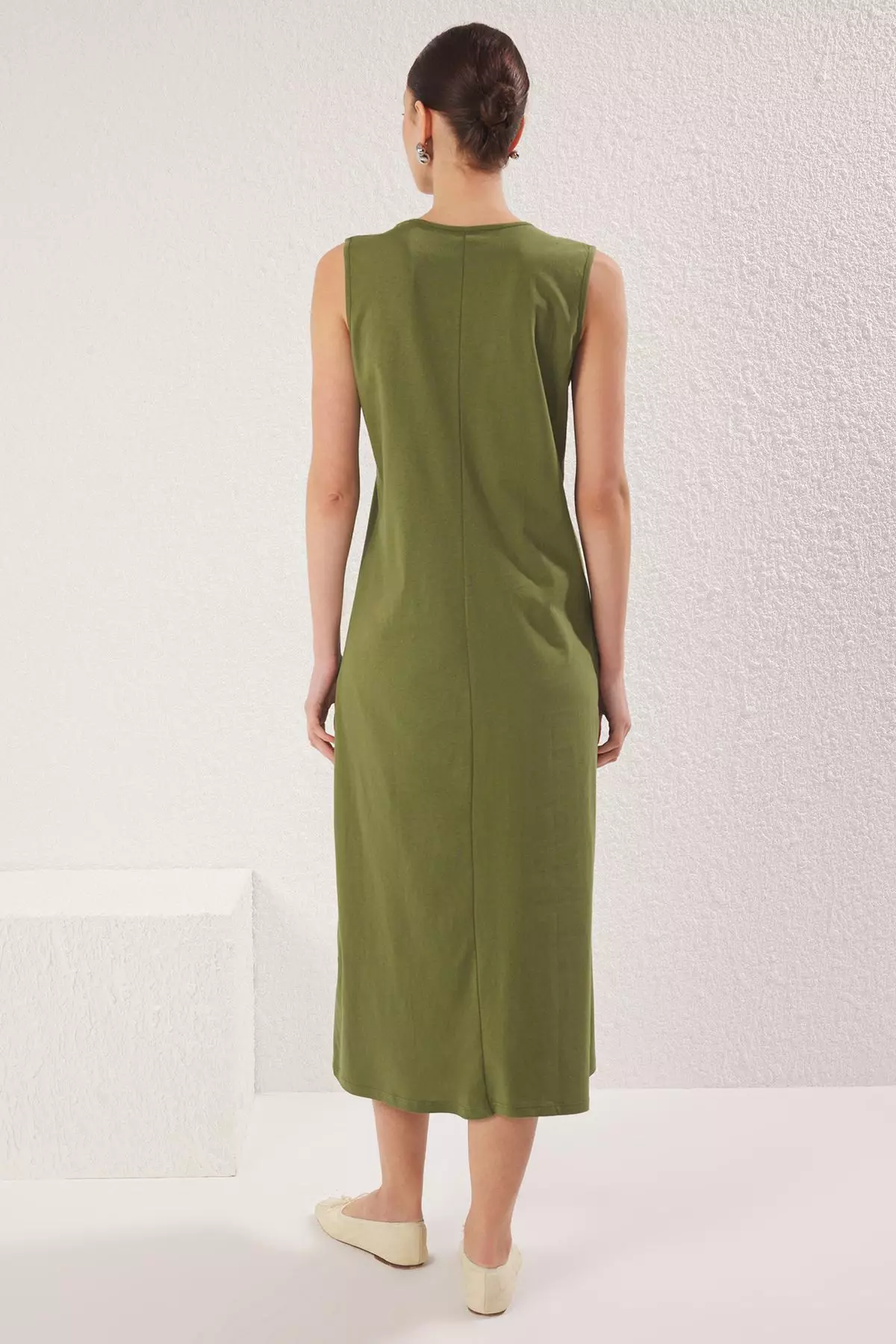 Navy Blue-Khaki 2-Pack 100% Cotton Knitted Lining Underwear Dress TCTAW22UK0110