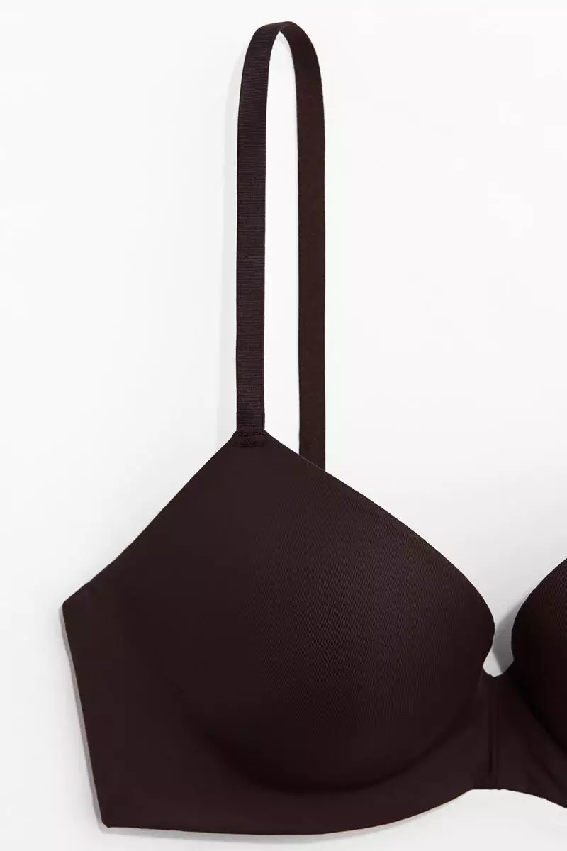 Microfibre push-up bra