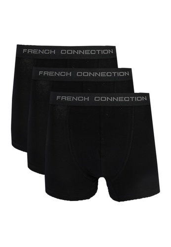 French Connection black 3 Packs Classic Boxers 26DCDUS1269492GS_1