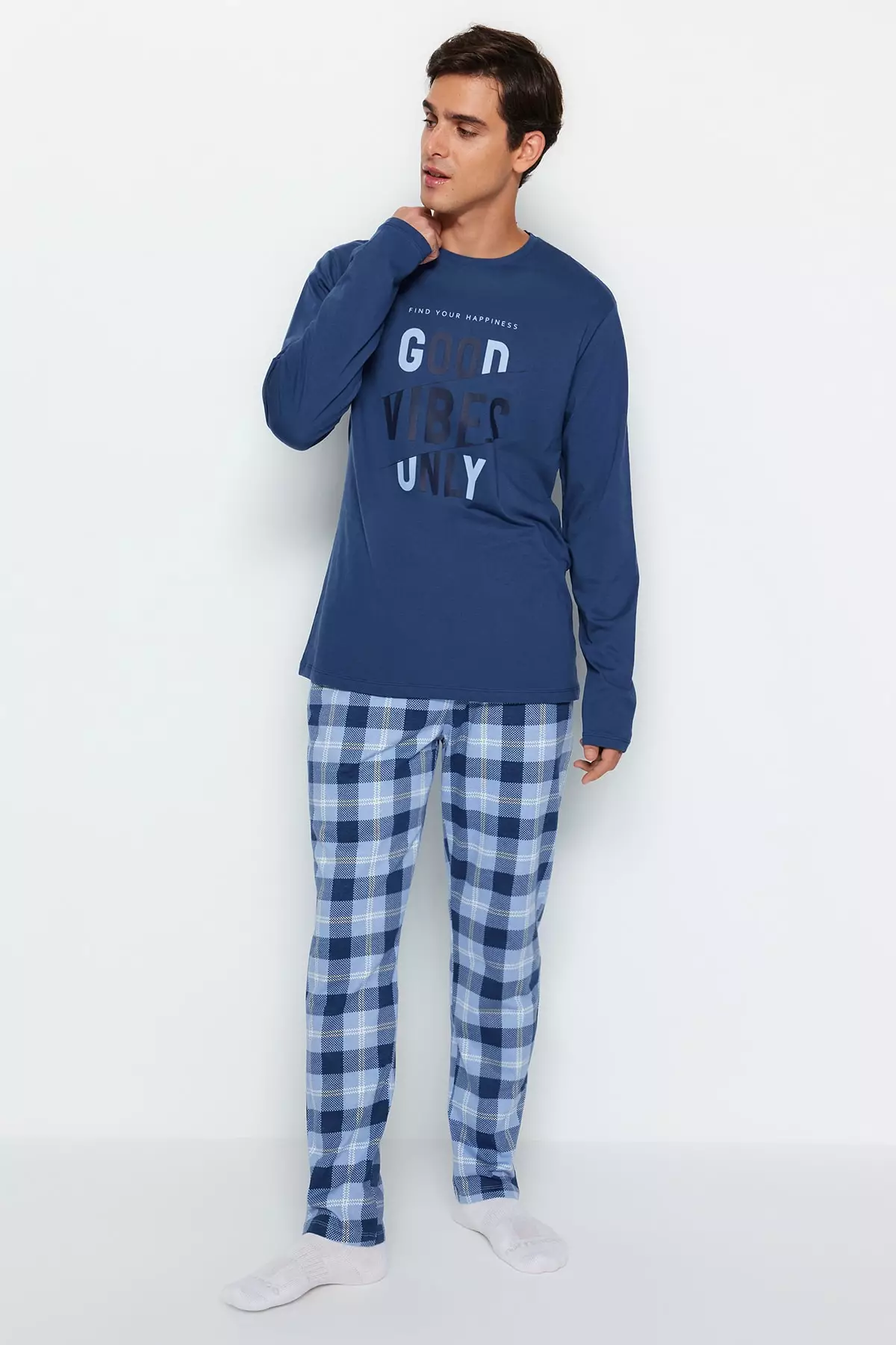 Plaid Pajamas Set