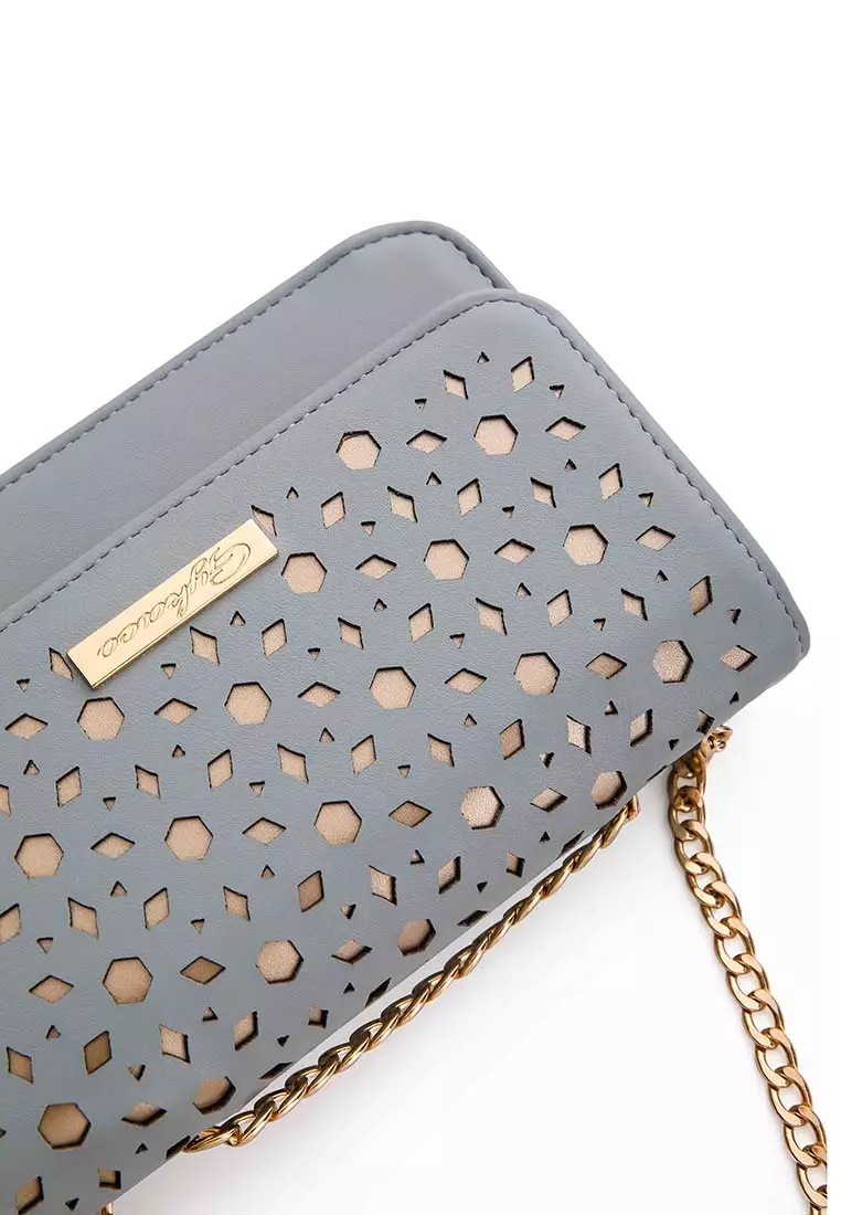 GYKACO YUI Blue- Tas Wanita Sling Bag - Fashion Top Handle Bag (Import)