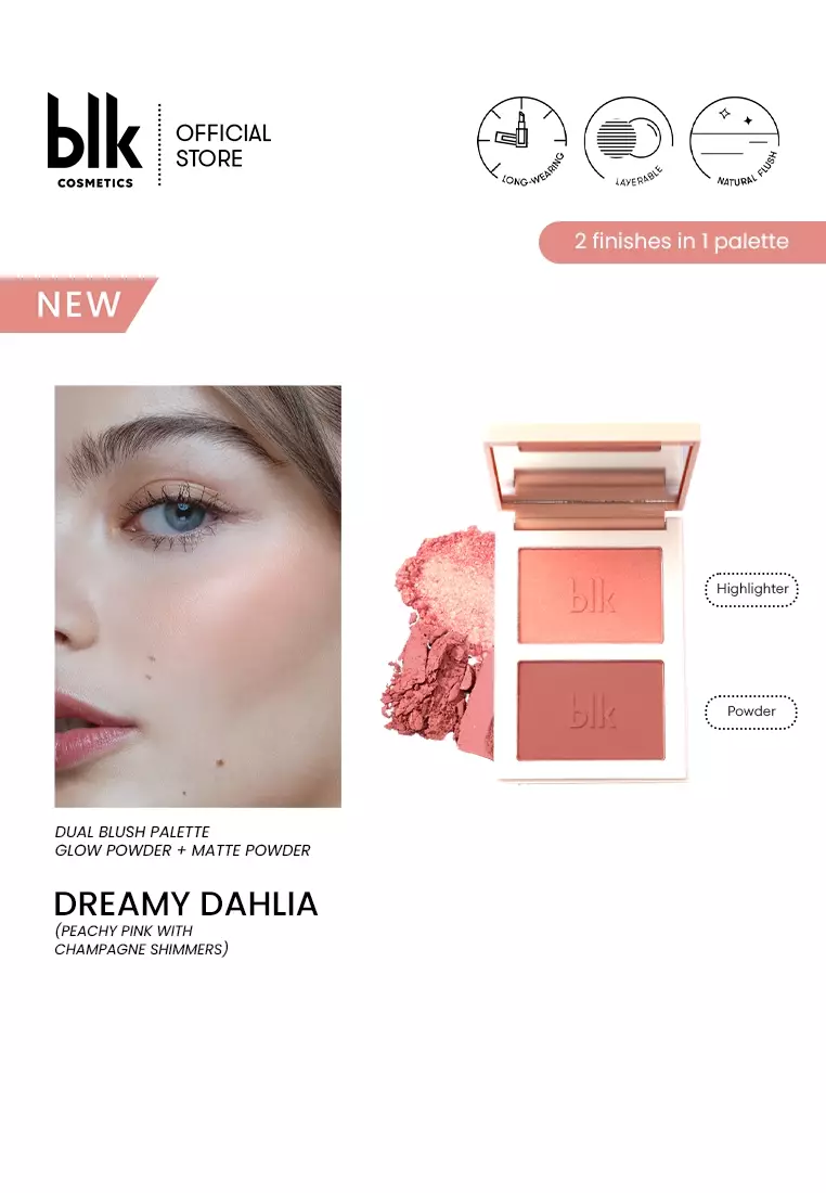 Discount on Blk Cosmetics  shoes - SKU: Blk Cosmetics Daydream Dual Blush Palette Powder Dreamy Dahlia