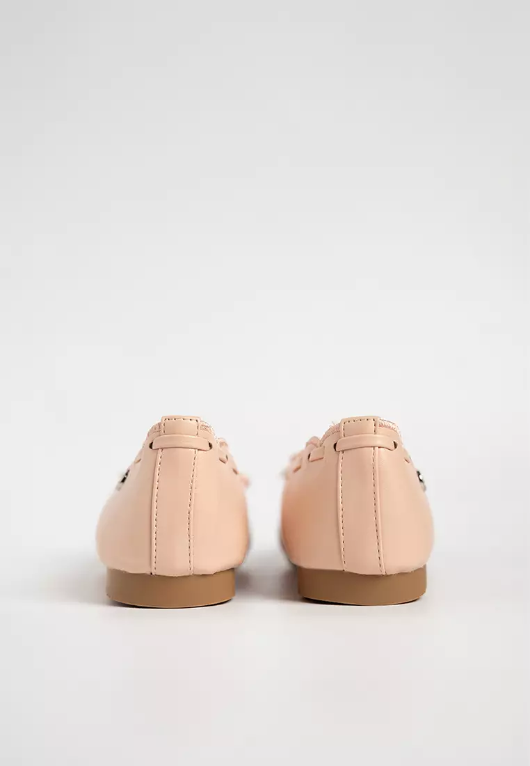 Hannah Scallop Ribbon Flats