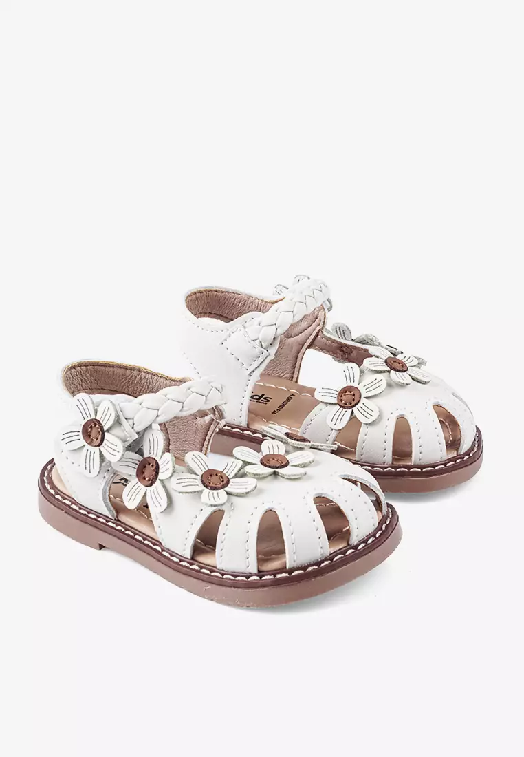 Sepatu Sandal Bunga Prewalker Pre Walker Baby Anak Perempuan B.Orchid