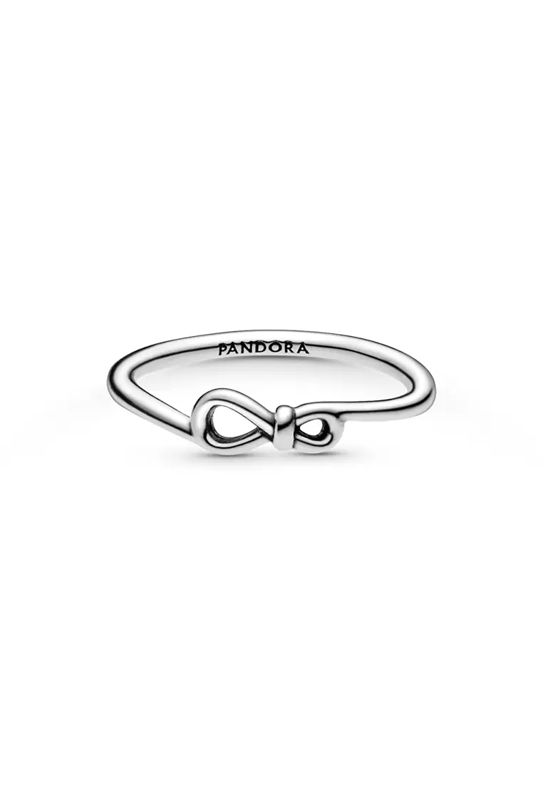 Pandora infinity ring silver sales and gold