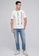 United Colors of Benetton white Printed T-shirt B6CC5AA42B7ADCGS_5