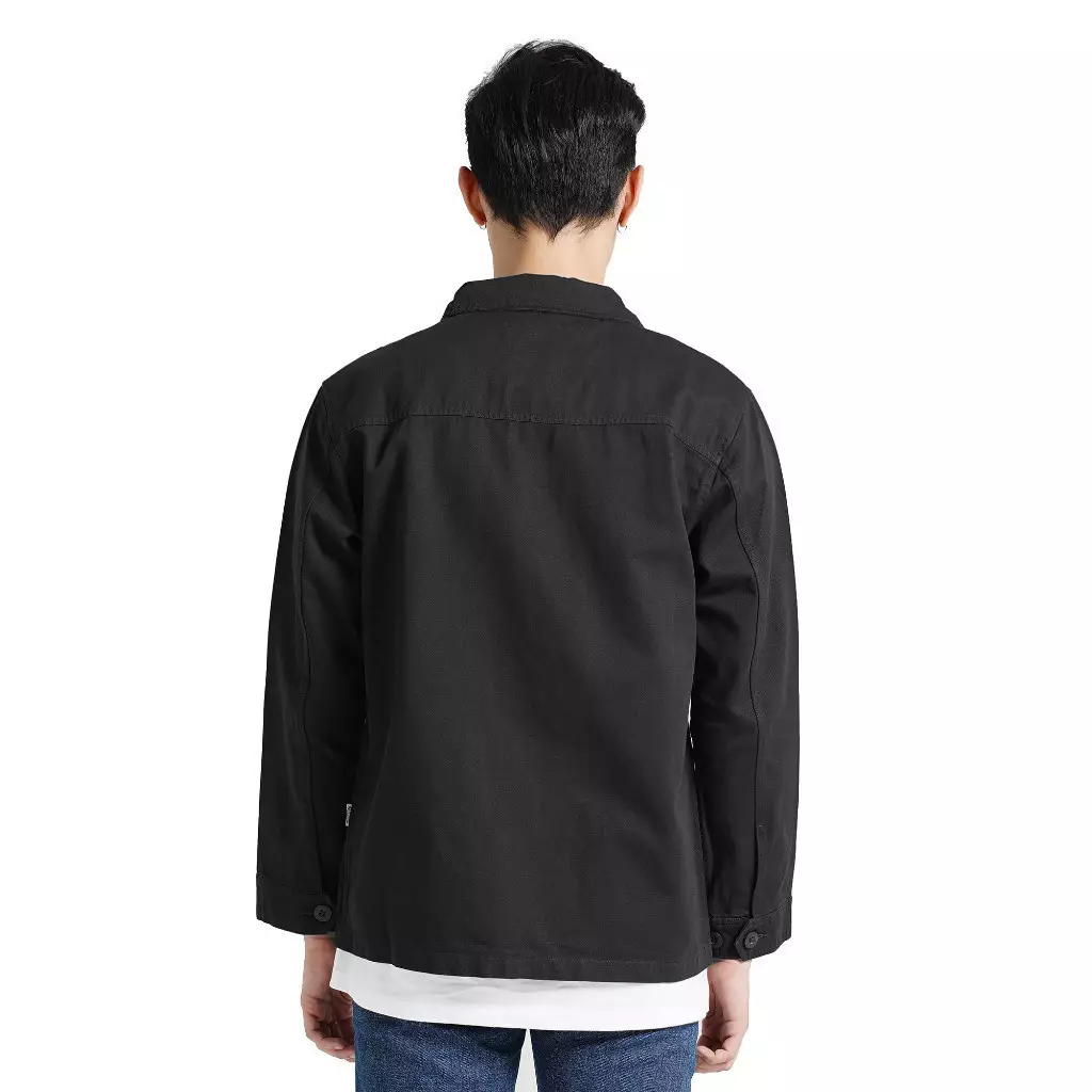 Lee Cooper Long Shirt Fatigue Black